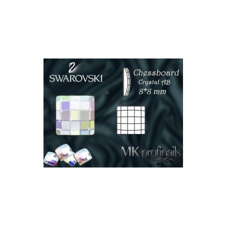 Chessbord Swarovski Crystal AB