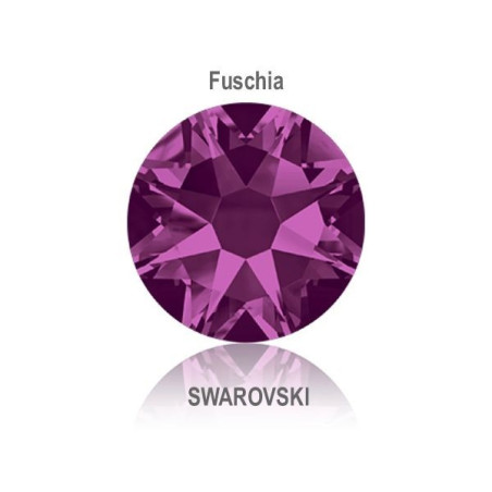 Crystal Swarovski Fuchsia SS10