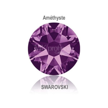 Crystal Swarovski Amethyst SS10