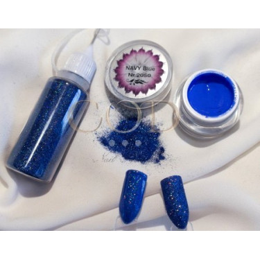 Blown Glitter Magic Blue