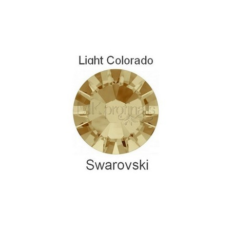 Crystal Swarovski Light Colorado Topaz SS3