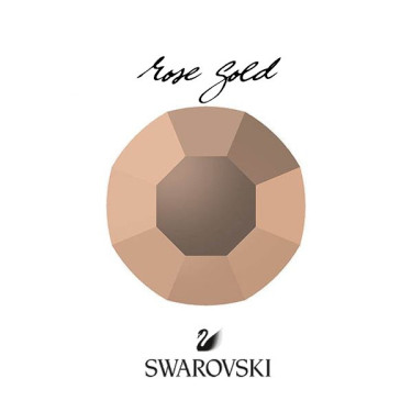 Crystal Swarovski Rose Gold SS3