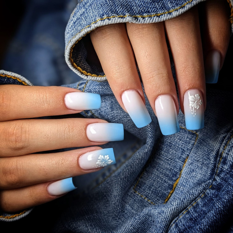 Nail art d'Art Line Light Blue