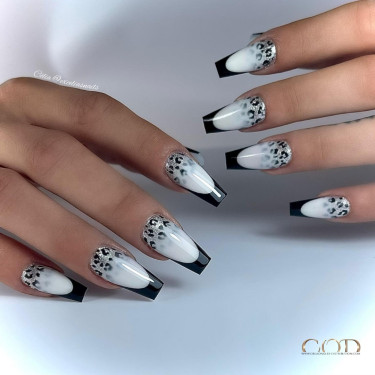 Nail art fait avec le Painting Silver