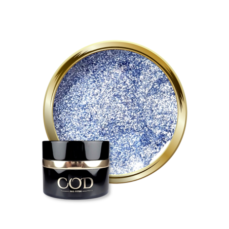 Pot et pastille de Gel couleur Shimmer Blue