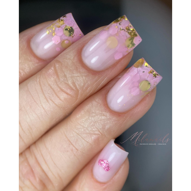 Square fait avec le Mix Golden Leaf & Rose