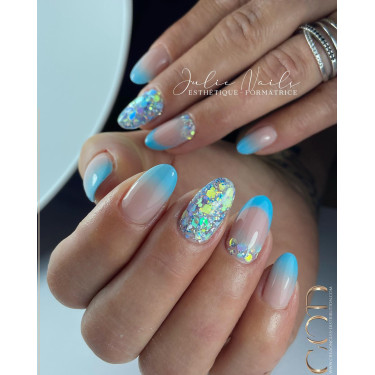 Oval fait avec le Mix Shiny Mermaid 7