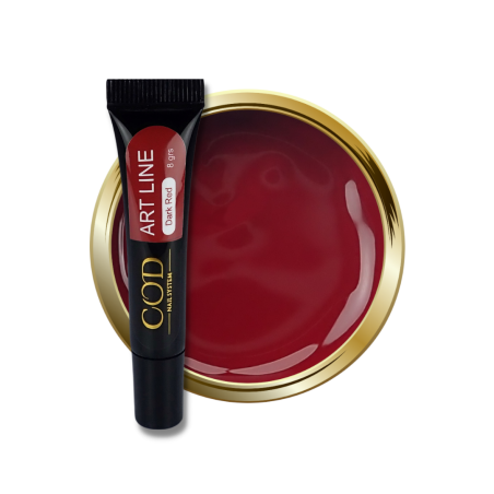 Tube et pastille de Art Line Dark Red 