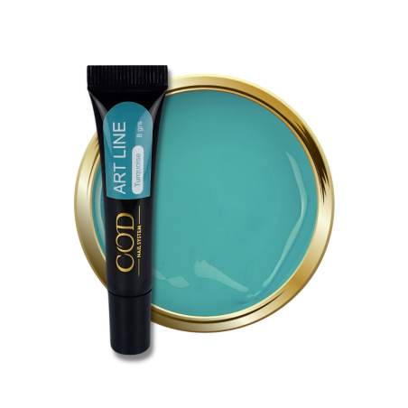 Tube et pastille d'Art Line Turquoise