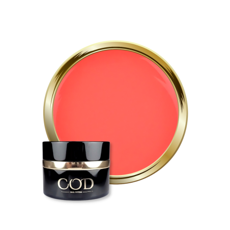 Pot et pastille de Builder Color neon corail