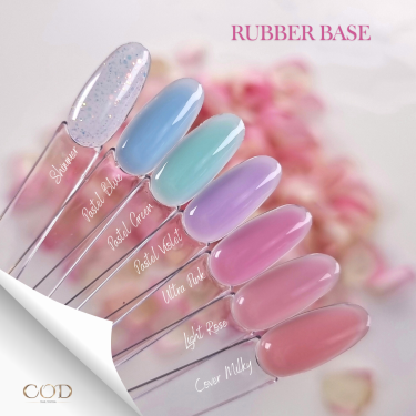 Tips fait avec le Rubber Base Ultra Pink