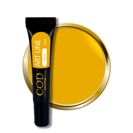 Tube et pastille d'Art Line Yellow