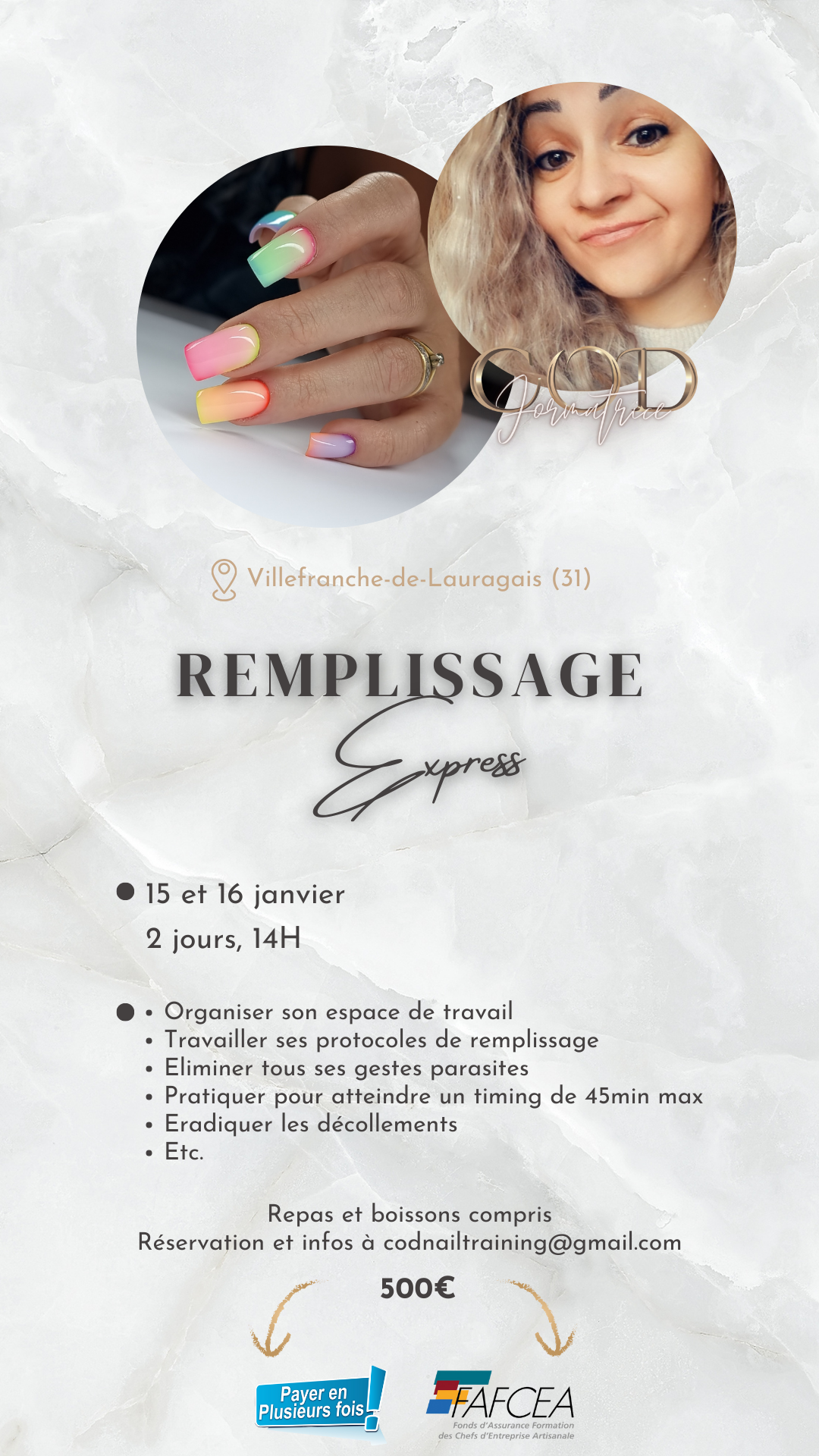 Formation remplissage express 31