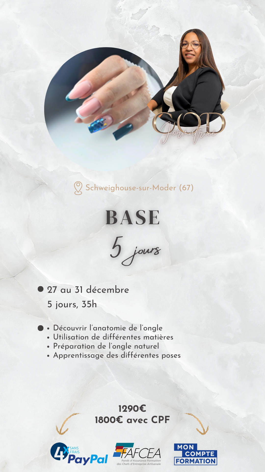 Visuel formation base gel 5 jours mogo nails 67